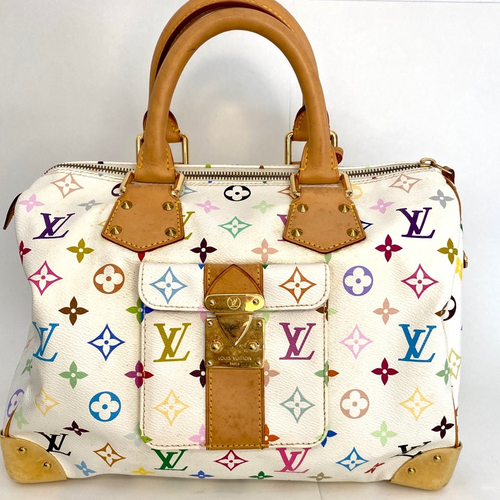 Louis Vuitton Speedy 30 Multicolore Takashi Murakami